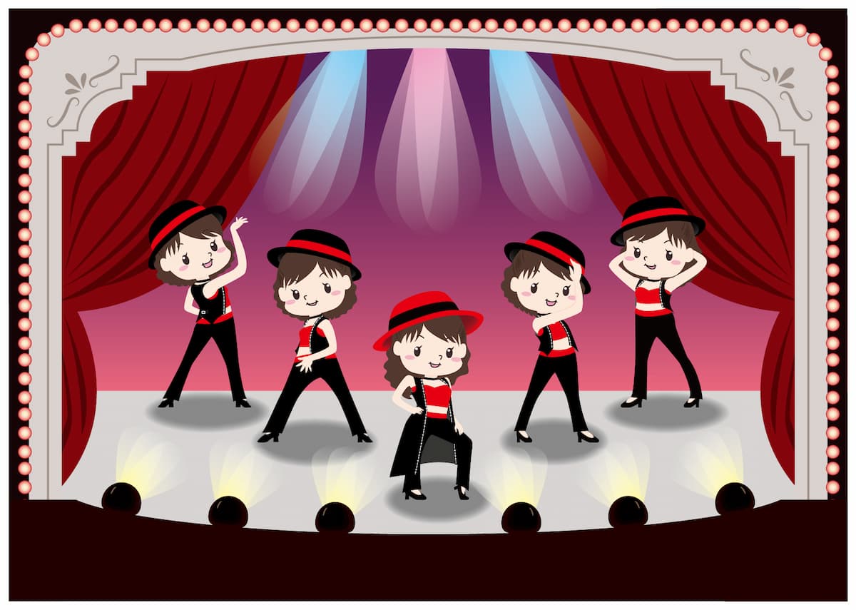 ジャズダンス　イメージイラスト