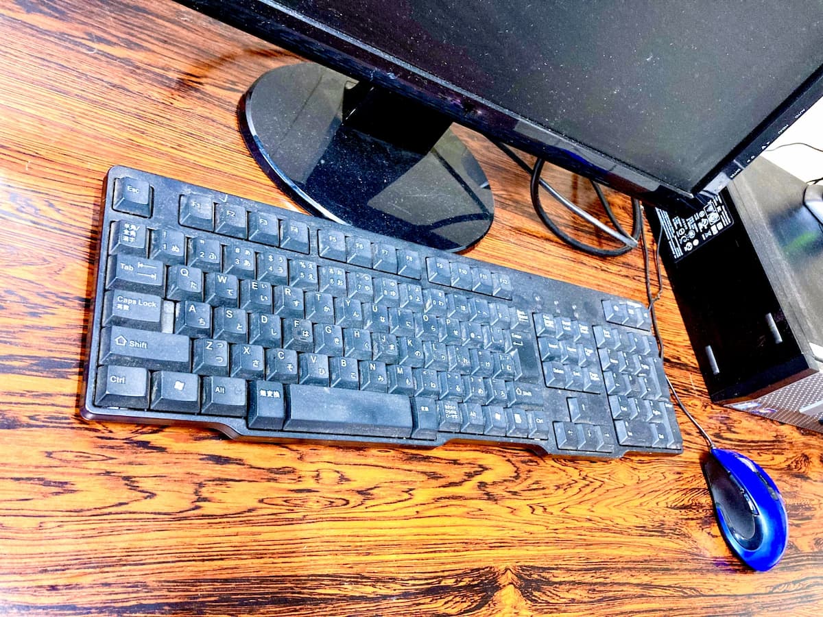 デスクトップパソコンの写真