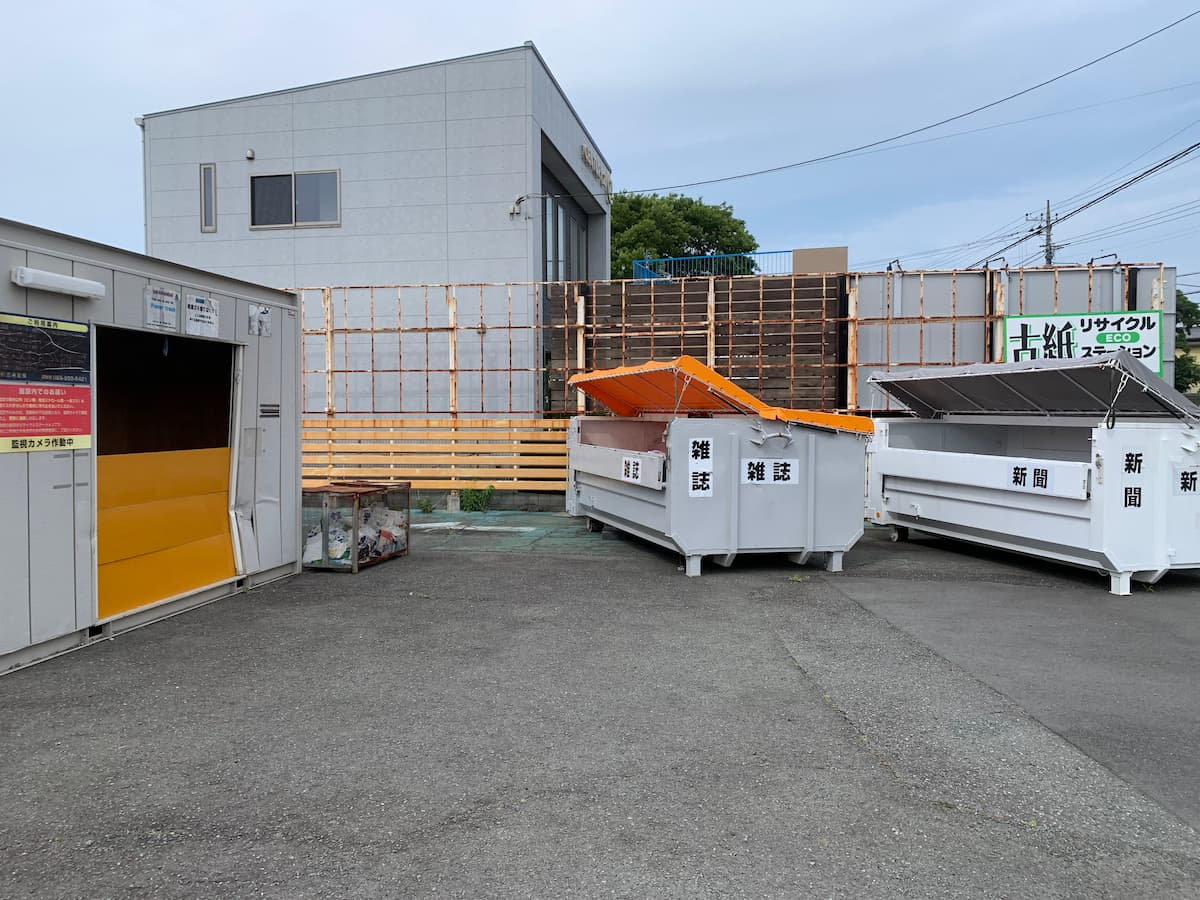 沼津大岡古紙リサイクルステーション 回収コンテナ (1)